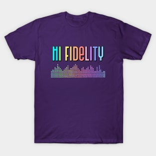 Music High Fidelity Equalizer Bars T-Shirt